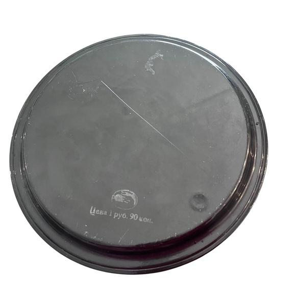 Vintage Russian Floral Decorative Tole Painted Floral Metal Plates Folk Art - Picture 7 of 12